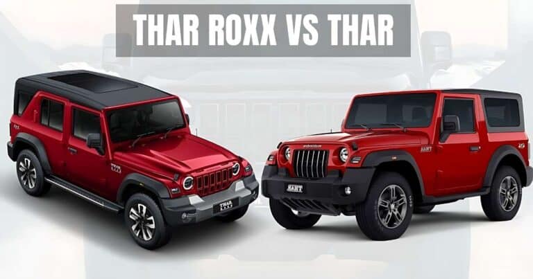 Mahindra Thar Roxx vs MahindraThar